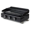 Image de Plancha Silvia EVO 3 Feux - - Plaque acier 67 x 34 cm - Piezo intégré - Tiroir graisse avec jauge de niveau - 7,95 kW