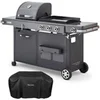 Image de Barbecue Plancha BY FAVEX Bi-Energy XL - Gaz & Charbon - 3 brûleurs 10,8 kW - Plancha 60 x 42 cm