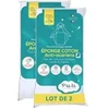 Image de lot de 2 proteges matelas bébé anti acariens - 60x120 cm - alese imperméable - bouclette 100% coton - absorbant