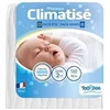 Image de - Matelas Bébé Climatisé - 60x120 cm - 1 face Eté fraîche / 1 face Hiver ouatinée - Sans Traitement chimique