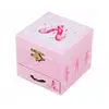 Image de Coffret musique cube chaussons ballerine rose