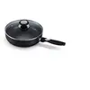Image de Sauteuse avec couvercle Pro induc 24 cm - - Noir - Aluminium