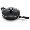 Image de Sauteuse avec couvercle Pro induc 28 cm - - Noir - Aluminium