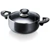 Image de - 13071244 - Pro Induc - Faitout + couvercle - Revêtement en Aluminium - Anthracite - 24 cm