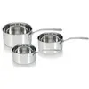 Image de Série de 3 casseroles inox 16/18/20cm - 13416974 -