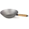 Image de Poêle wok Nomad 24 cm en acier carbone - - Gris - Acier