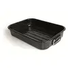 Image de - 14721364 - Kitchen Roc - Plat à four rectangulaire en émail - Noir - 36 cm