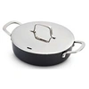 Image de Sauteuse avec 2 anses et son couvercle Maestro 24 cm - - Noir - Aluminium