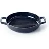 Image de Poêle grill Nori noir 28 cm - - Noir - Fonte émaillée