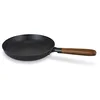 Image de BEKA CLASSIC 15227284 Poêle à Frire en Acier Émaillé, Manche en Acacia, 28cm Diamètre, Black en occasion ou reconditionné