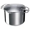 Image de Cuiseur à pâtes et légumes 7,6 l en inox avec couvercle en verre - - Argent / Métallique - Acier Inoxydable (inox)