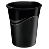 Image de Corbeille Cep à papier ovale 14 litres noire recyclable
