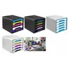 Image de Module de classement Smoove GLOSS, 5 tiroirs, noir /