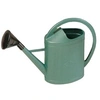 Image de Arrosoir plastique 11 litres Ovale vert avec pomme - 171101