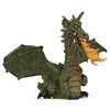 Image de Figurine dragon aile bleu flamme