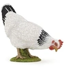 Image de Figurine Poule picorant Blanc