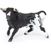Image de Figurine Taureau Espagnol noir et blanc