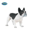 Image de Figurine Chien : Bouledogue français noir et blanc