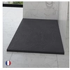 Image de Receveur antidérapant 140 x 90 Kinestone biolith rectangle gris anthracite