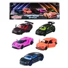 Image de Majorette - SL Light Racer Giftpack - Coffret 5 Véhicules - Voitures Miniatures en Métal - Couleurs Néon - Echelle 1/64ème - 212053179 en occasion ou reconditionné
