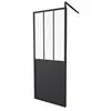 Image de Paroi fixe 80x200 style industriel noir