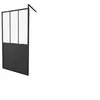 Image de Paroi fixe 100x200 style industriel noir