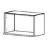 Image de Meuble haut larg 60 haut 43 niche four mo