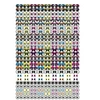 Image de Gommettes yeux adhésives assorties, repositionnables - Pochette de 594