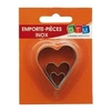 Image de Emporte-pièces métal - Coeur - 3 pièces - DTM