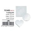 Image de lot de 3 plaques a picots perlou