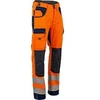 Image de Pantalon de travail Polarisation haute visibilité, multipoches et poches genouillères - Orange/Marine - T40 - - 1679 T40