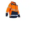 Image de Veste haute-visibilité Cible - Softshell 3 couches - Orange/Marine - T3 M - - 2266 T3