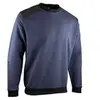 Image de Sweat col rond bicolore - - Bleu foncé/noir - 8087-S