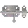 Image de Verrou de box bouton poire diamètre 18mm zingué blanc - - J521241