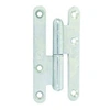 Image de Paumelle gauche bois LOUTRE SEDAN 140x55 mm bouts ronds zingué - - J530570