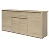 Image de BETTY Buffet bas contemporain decor chene - L 185 cm