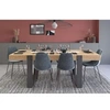Image de Table a manger - Decor chene artisan et Gris Ombre - L 223,9 x P 93 x H 78,6 cm - LOFT