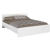 Image de Lit adulte BOSTON 160x200 - Décor blanc - Fabriqué en France