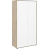 Image de Armoire de chambre AALBORG Chene 2 portes 100 50 2 204 3 cm