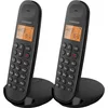 Image de Logicom ILOA 255T Téléphone Fixe sans Fil avec Répondeur Enregistreur - Duo - Téléphones analogiques et dect - Noir en occasion ou reconditionné