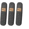 Image de Iloa 350 - Téléphone sans fil avec ID d'appelant - DECT\GAP - (conférence) à trois capacité d'appel - noir + 2 combinés supplémentaires