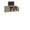 Image de Meuble TV Hifi Taupe 2 Portes 2 Niches