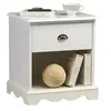 Image de Chevet Blanc 1 Tiroir de Style Anglais - Lots de vente: Lot de 1