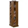 Image de Tour CD DVD Pivotante Chêne 28 Etagères L 35 H 134.5 P 35 cm - L 35 x l 35 x H 134.5 cm