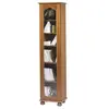 Image de Bibliothèque 1 Grande Porte Vitrée Chêne - L 44.2 x l 33 x H 182.2 cm