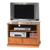 Image de Meuble TV Hifi sur Roulettes Merisier Louis Philippe