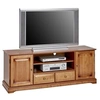 Image de Meuble TV 60 Pouces Merisier 2 Portes 2 Tiroirs 6 Niches L 158.8 H 60.3 P 46 cm - L 158.8 x l 46 x H 60.3 cm