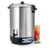 Image de Stérilisateur de bocaux électrique cuve inox avec robinet et minuteur 45l 2500w Nature&saveurs ns st45ina