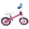 Image de loopfiets Minnie Mouse Draisienne à 2 Roues 10 pouces Fille Rose/Blanc