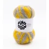 Image de Pelote de Laine et Alpaga PINGO MAMBO - 100GR -(...) - Gris/Limonade